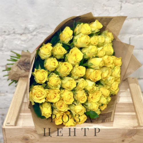 Букет из 51 желтых роз Standart Букет из 51 желтых роз Standart