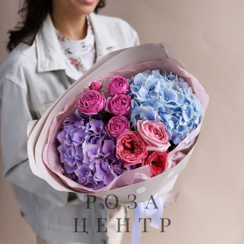 Сборный букет в ярких тонах «Diana_Small»