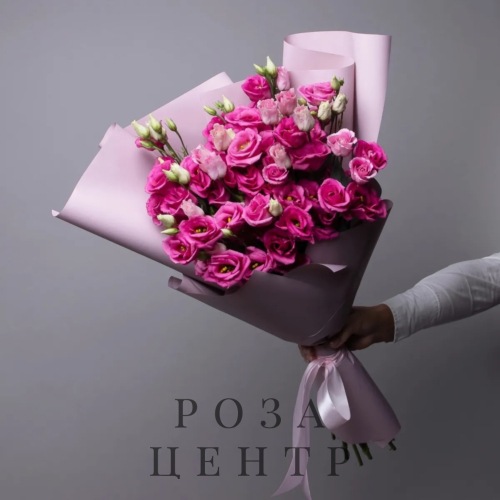 Изысканный букет из розовых эустом