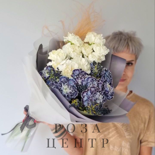 Авторский букет с диантусами